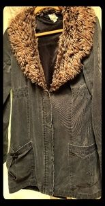 Roxy Jean jacket faux fur lined